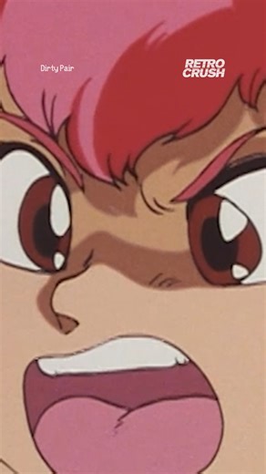 I also break from a little bit of dust, high five! Kei and Yuri fight crime, save lives, and wreck one or two planets in the process in the iconic sci-fi anime DIRTY PAIR – stream on RetroCrush! #DirtyPair #SciFiAnime #ClassicAnime #RetroAnime #MechaAnime | RetroCrush