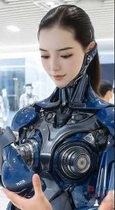 Guy Tries Out the Newest Girlfriend Robot at the Expo.