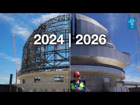 Inside the world's largest telescope: it's progressing fast!