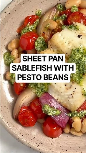 Easy Weeknight Dinner Recipe Sheet Pan Sablefish with White Beans
