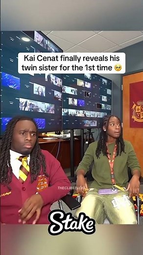 Kai finally reveals his twin sister for the first time #shorts