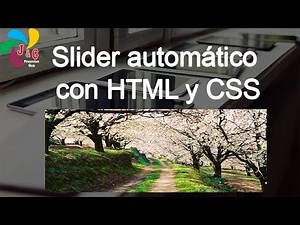 Slider automático con HTML y CSS