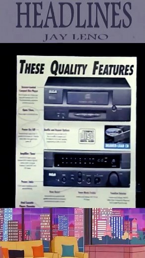Jay Leno - Major Advancement in Stereo Button Design (Headlines)