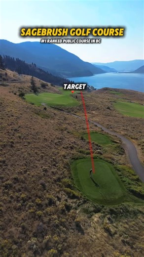 michaelcaan on Instagram: "Here’s one of my favourite holes @sagebrushgolfclub golf course! This is the second hole, plays downhill and is very visually intimidating! The line off the tee is a lot more right if you’re hitting driver or a wood because everything banks hard towards the middle the farther you go down. . @vicegolf - mcaan10 at checkout 👊🏻"