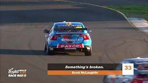 A loose wheel nut had Scott McLaughlin confused on Saturday. Here's what he said on the Coopers Mild Race Radio. #VASC | Supercars