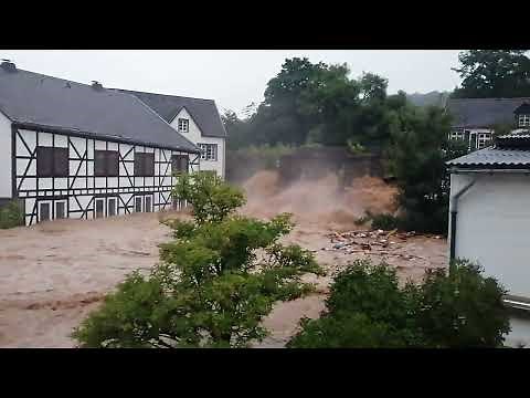 Flutkatastrophe, 14.07.21, Bad Muenstereifel, Erft, Hochwasser