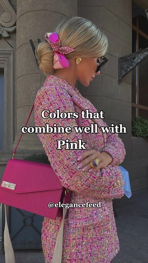 792K views · 6.7K reactions | Best pink color combos for elegant women ⚜️ embrace a classy white aesthetic with these outfits ideas 懶#pinkoutfits #pinkout #pinkcolorcombo #colorcombination #colorcombos #elegantcolors #elegantcolorscheme #outfitideas2023 #elegantoutfitsideas #elegantoutfitinspo #stylingpink #fashionstyle #richcolorpalette #oldmoneyaesthetic | Elegance Feed | Facebook