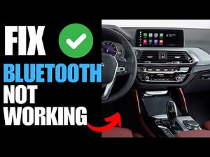 BMW x4 Bluetooth Not Working - how To Fix
