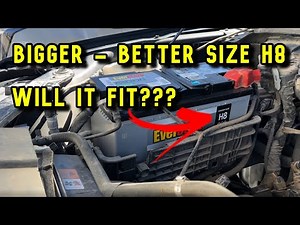Upgrading Your F150s Battery To Group Size H8