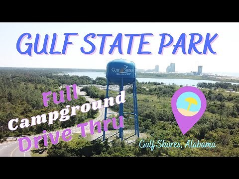 Gulf State Park Campground - Full Drive Through - Gulf Shores, Alabama