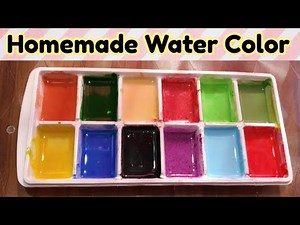 Homemade paint/homemade watercolor paints/how to make color at home/non- toxic paint