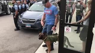 7.3K views · 254 reactions | On Thursday, a Deputy U.S. Marshal and K-9 of the Great Lakes Regional Fugitive Task Force were shot during a fugitive operation. The Deputy and K-9 received medical treatment for their injuries. The K9 was released from the vet on Saturday: https://www.usmarshals.gov/news/chron/2022/060322.htm | United States Marshals Service | Facebook