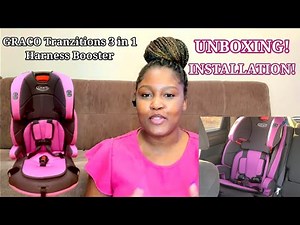 Graco Tranzitions 3 in 1 Harness Booster Unboxing! | Installation