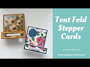 How To Make Tent Fold Stepper Cards