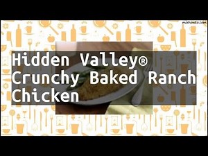 Recipe Hidden Valley® Crunchy Baked Ranch Chicken