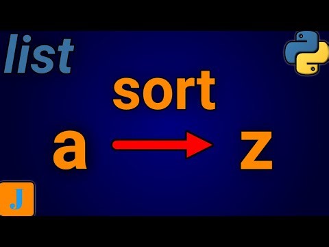 How To Sort A List Alphabetically In Python