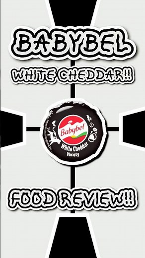 Trying Babybel White Cheddar Cheese!! 🖤🧀