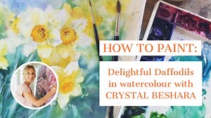 How to paint daffodils in watercolor