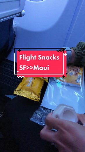 Delicious Southwest Airlines Snacks on Flight to Maui