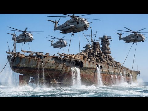 Legendary Salvage Restoring the Super Battleship Yamato Rising from the Ocean Floor After a Century