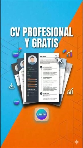CV Profesional Gratis con Canva 📄