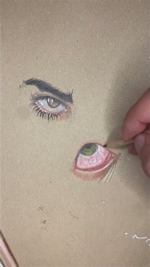 Realistic Eye Drawing | Colored Pencil Reflection and Detail Study