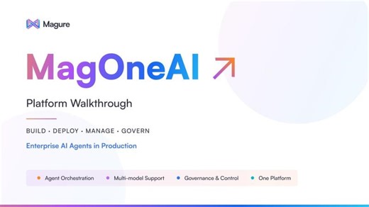 MagOneAI Platform Walkthrough: Build, Deploy, Manage Govern AI Agents | Magure