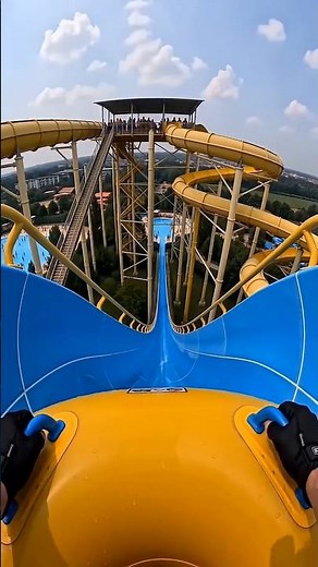 I ALMOST FLEW OFF THIS SLIDE 😱💦IS THIS THE SCARYST SLIDE?! 😳