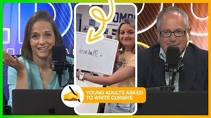 4.4K views · 144 reactions | ✍️Young Adults Challenged To Write One Word In Cursive. | FreedomProject | Facebook