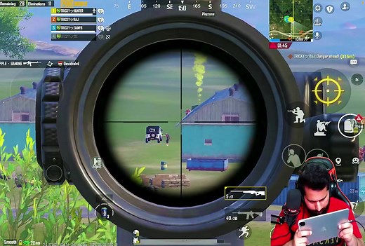 Intense Last Zone Battle with Tricky Hunter in PUBG Mobile
