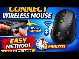 Connect Any Wireless Mouse to Laptop or Desktop (Super Easy!)