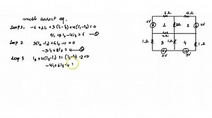 SOLVED: Write the mesh-current equations for the circuit in Fig. 3.99. | Numerade
