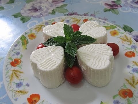 HOMEMADE: Fresh cheese and goat ricotta WITHOUT RENNET made at home
