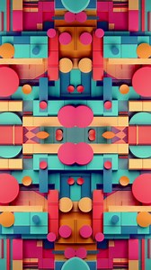 Geometric background wallpaper made with ai Free Stock Video Footage