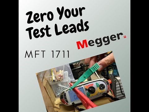 Zero your Test Leads