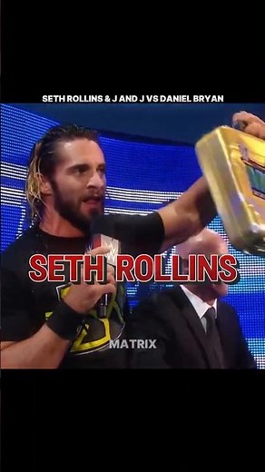 J and J Security & Seth Rollins vs Daniel Bryan 🥵 | Smackdown 2015 Match Edit 💥