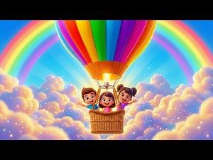 Sky Magic! 🌥️ 3D Hot Air Balloon Journey Kids Will Love Toon Tune