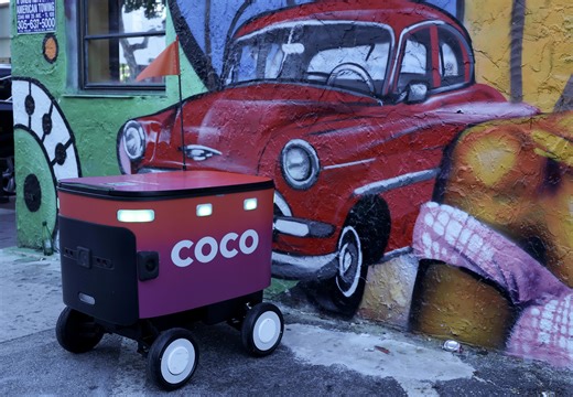 Delivery robots shatter glass after crashing into bus shelters