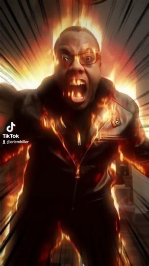 Johnny Blaze/Ghostrider Transformation 2024 ‪@ericmhiller9970‬ #johnnyblaze #ghostrider #shorts