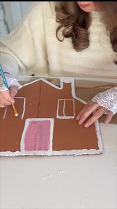 Turn your trash into treasure with this cute and easy cardboard gingerbread house 🏠 🎀🎄 | Olivia's Romantic Home DIY
