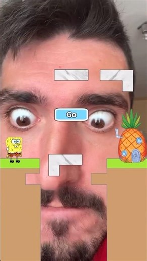 Finding A Way Home For SpongeBob🧽 Secret Hack Helped💥💀 #shorts #spongebob #funny #gamefilter