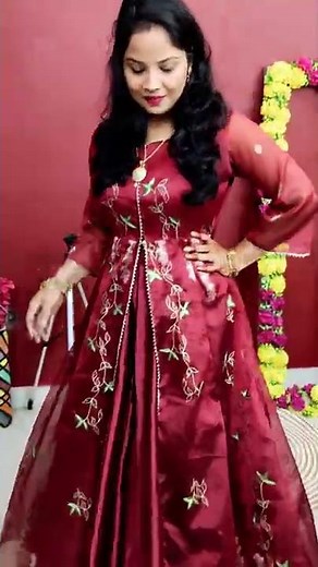 Convert Old Saree Into Stylish Dress / Designer Outfit From Old Sare / #shorts