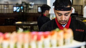 Sakura takes sushi to an art form with creative specialty house rolls; here's how they do it