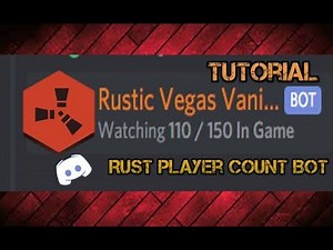 Rust How To Make A Discord Bot That Shows How Many Player are Playing On The Server [REMAKE]