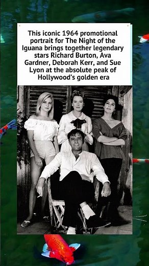The Star-Studded Cast of The Night of the Iguana (1964) 🎭 #OldHollywood #ClassicMovies #1960s