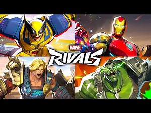 Marvel Rivals - All Character Intros & MVP Animations (4K 60FPS)