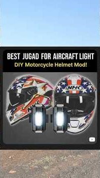 Affordable helmet mod convert your helmet into a headturner piece #fullmod #modz #bike #helmets