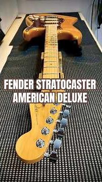 Fender Stratocaster American Deluxe #guitarsetup #professional #luthier #fender #fenderstratocaster