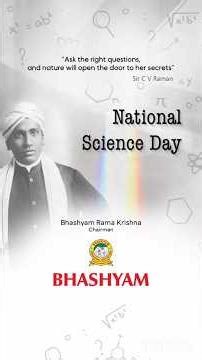 Science day celebrations of 2026 at bhashyam blooms school #Science project expo.