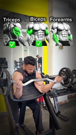 These 3 exercises can help you build wider, thicker, and more vascular arms 😈